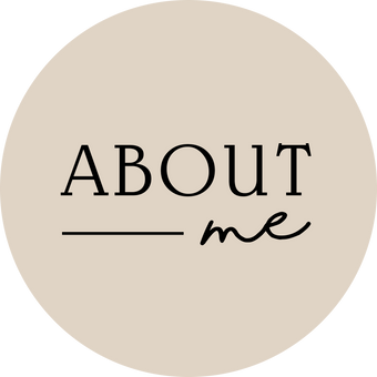 the logo for about me